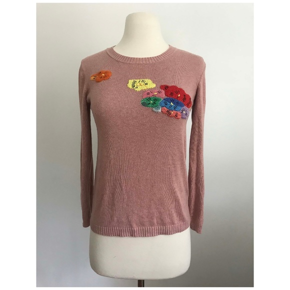 Marc Jacobs Blush flower embroidered sweater - Picture 2 of 5